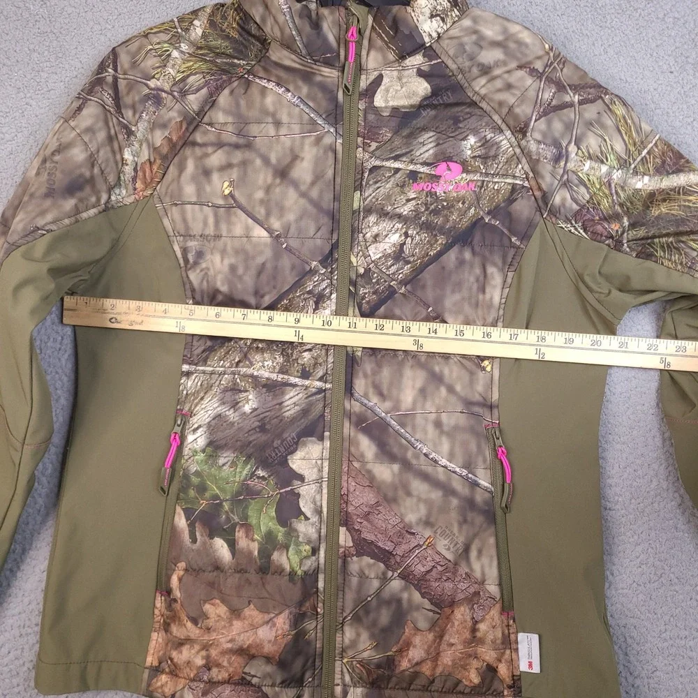 Mossy Oak Women Camo Jacket Large 3M Thinsulate Hybrid Softshell Hunting